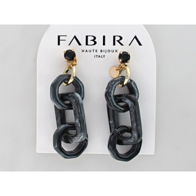 Серьги, Fabira Haute bijoux Italy, Италия (элитная бижутерия) 23.07 гр. фото