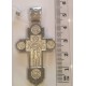 Крест православный "Распятие Христово. Покров Пресвятой Богородицы.", серебро 925 пробы с чернением