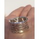 Охранное кольцо для девочек, девушек и женщин с молитвой "Богородице Дево радуйся" из серебра 925 пробы