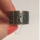 Православное кольцо с изображением Ангела Хранителя и наперстная молитва ему из серебра 925 с золотым покрытием