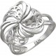 Кольцо из серебра 925 пробы цвет металла белый 2.41 гр.