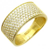 Кольцо с бриллиантом из желтого золота 750 пробы цвет металла желтый 8.19 гр. фото