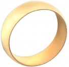 Притягательное обручальное кольцо из красного золота 585 пробы, ширина 6 мм