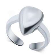 Серебряное незамкнутое кольцо из серебра 925 пробы фото