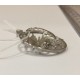 Ажурная подвеска "Птица" из коллекции Impulse silver с фианитом из серебра 925 пробы