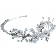 Элитная Корона (диадема, ободок для волос) с ювелирным стеклом, Viva Choice (элитная бижутерия) фото