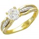 Восхищающее кольцо из коллекции "Shine" с бриллиантами из комбинированного золота 750 пробы