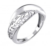 Необычайное кольцо из серебра 925 пробы фото