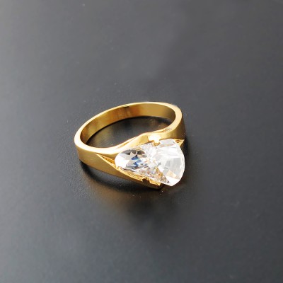Восхищающее кольцо с ювелирным стеклом, бижутерия фото