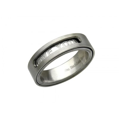 Романтическое кольцо с надписью "LOVE", бижутерия фото