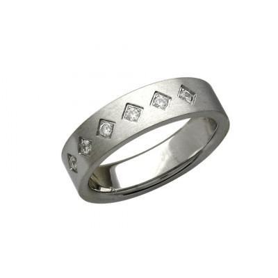 Люксовое кольцо с дорожкой цирконов, бижутерия фото