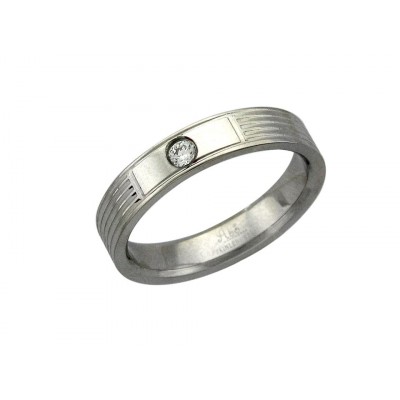Легкое кольцо с цирконом, бижутерия фото