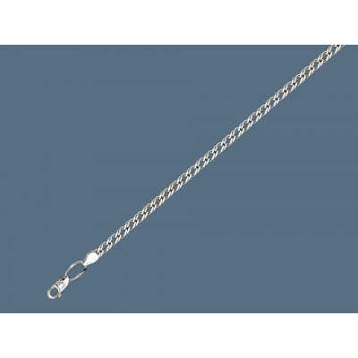 Стильный браслет из серебра 925 пробы, плетение Двойной Ромб, ширина 3 мм фото