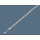 Пикантный браслет из серебра 925 пробы, плетение Двойной Ромб, ширина 3 мм