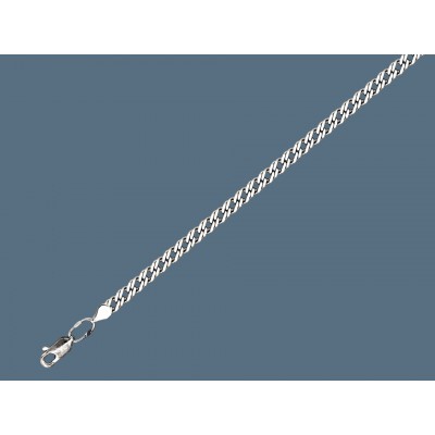 Пикантный браслет из серебра 925 пробы, плетение Двойной Ромб, ширина 3 мм фото