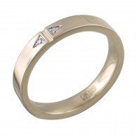 Отменное кольцо из коллекции "DOLCE VITA" с бриллиантами из желтого золота 585 пробы фото