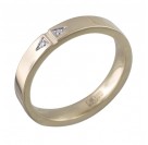 Отменное кольцо из коллекции "DOLCE VITA" с бриллиантами из желтого золота 585 пробы