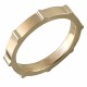Оригинальное кольцо из коллекции "DOLCE VITA" из желтого золота 585 пробы
