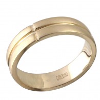 Славное кольцо из коллекции "Dolce Vita" из желтого золота 585 пробы фото