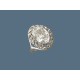 Искрометное кольцо с горным хрусталем из серебра 925 пробы