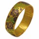 Спаси и сохрани. Православное кольцо "Розы" с цветной ювелирной эмалью из серебра 925 пробы с золотым покрытием