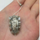 Образ нательный серебряный "Архангел Михаил" из серебра 925 пробы с чернением