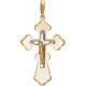 Православный крест из золота 585 пробы