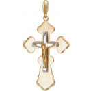 Православный крест из золота 585 пробы