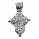 Крест-мощевик "Распятие Христово" из серебра 925 пробы