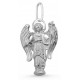 Образок "Ангел Хранитель" с фианитами из серебра 925 пробы