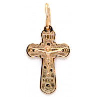 Крест православный из серебра 925 пробы фото