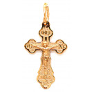 Крестик православный из коллекции "Москва златоглавая"  из серебра 925 пробы