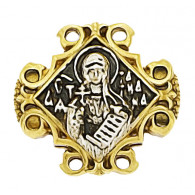 "Татиана Св. Ангел Хранитель". Православный шарм из позолоченного серебра 925 пробы фото