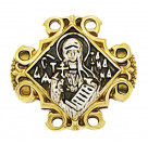 "Татиана Св. Ангел Хранитель". Православный шарм из позолоченного серебра 925 пробы