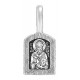 Образок "Святитель Спиридон" из серебра 925 пробы с чернением