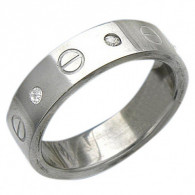 Классическое кольцо с цирконами, бижутерия фото