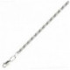 Элегантный браслет из серебра 925 пробы, плетение Улитка, ширина 3 мм