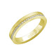 Ультрамодное кольцо с бриллиантами из желтого золота 585 пробы