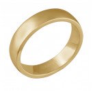 Обручальное кольцо из трубы DOLCE VITA из желтого золота 585 пробы, ширина 5 мм цвет металла желтый