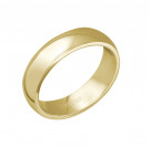 Обручальное кольцо DOLCE VITA из желтого золота 585 пробы, ширина 5 мм
