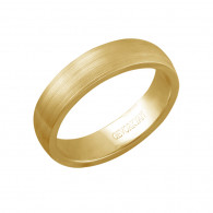 Обручальное кольцо из трубы DOLCE VITA из желтого золота 585 пробы, ширина 5 мм фото