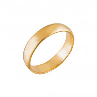 Желанное обручальное кольцо из серебра 925 пробы с золотым покрытием фото