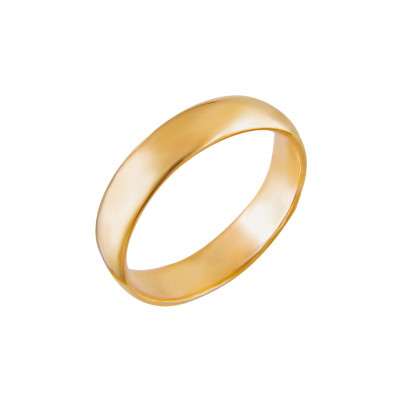 Желанное обручальное кольцо из серебра 925 пробы с золотым покрытием фото