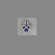 Знаковая подвеска "Хамса" со шпинелью из серебра 925 пробы