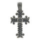 Армянский крест Хачкар из серебра 925 пробы с чернением