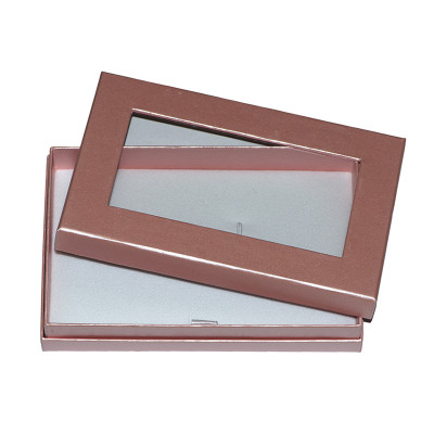 Футляр картонный (под ложечку/крестильный набор), цвет - розовый фото