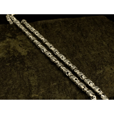 Православная цепь с молитвой «Да воскреснет Бог…» из серебра 925 пробы фото