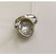 Упоительное кольцо с горным хрусталем из серебра 925 пробы