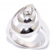 Кольцо из серебра 925 пробы цвет металла белый 7.16 гр.