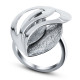 Кольцо из серебра 925 пробы цвет металла белый 5.16 гр.